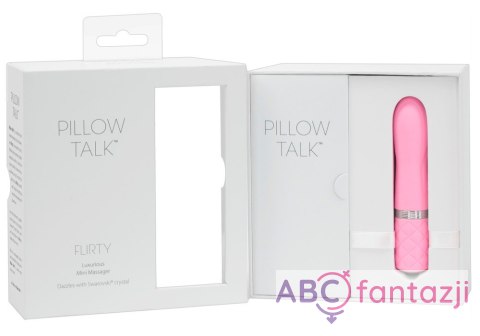 Mini dyskretny wibrator Pillow Talk Flirty różowy