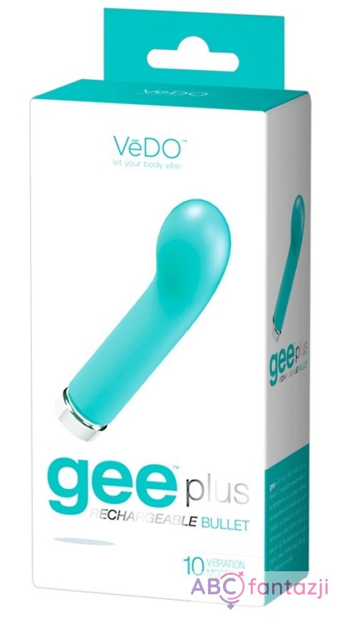 Wibrator VeDo Gee Plus turkusowy Wibrator VeDo Gee Plus turkusowy