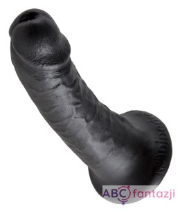 Dildo King Cock czarne dł. 17cm