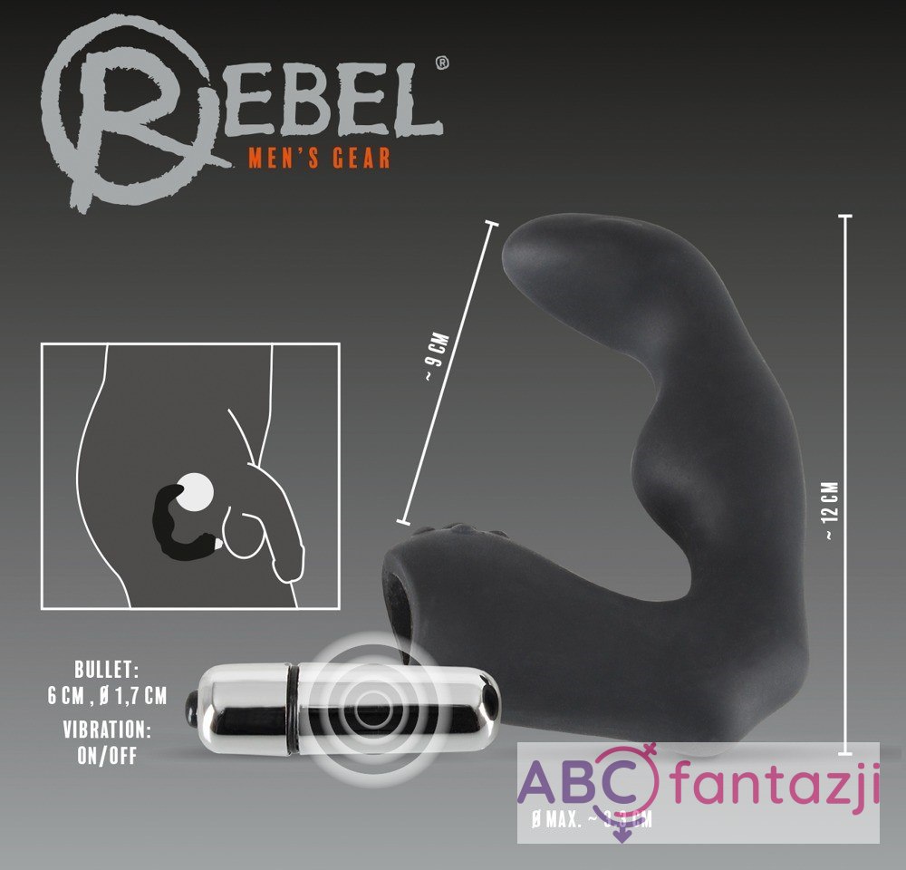 Wibrator analny Stymulator prostaty Rebel