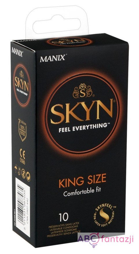 Bezlateksowe prezerwatywy Manix SKYN Large 10 szt.