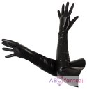 Kobiece rękawiczki lateksowe czarne rozmiar: L