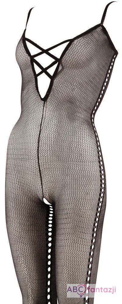 Catsuit siateczkowy z ramiączkami L/XL Catsuit siateczkowy z ramiączkami L/XL