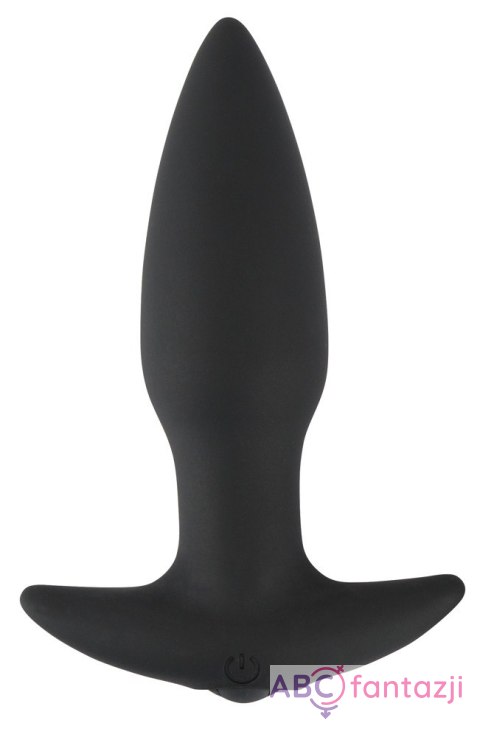 Korek analny z wibracjami 12,9 cm Black Velvet Korek analny z wibracjami 12,9 cm Black Velvet