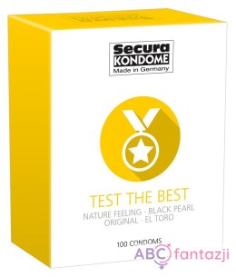 Prezerwatywy Test the Best różne rodzaje 100 szt. Secura