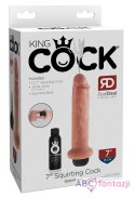 Dildo z funkcją wytrysku 22 cm King Cock