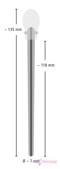 Dilator silikonowy z pompką i funkcją ssania 13,5 cm Penisplug