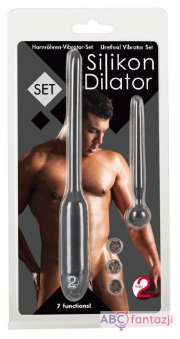 Dilator silikonowy z wibracjami 19,1 cm i korek do penisa You2Toys