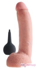 Dildo KingCock z funkcją wytrysku sztuczej spermy 23 cm
