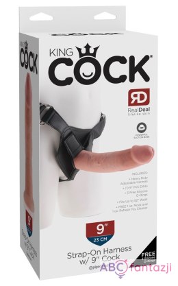 Strap on King Cock dł. 23cm cielisty King Cock