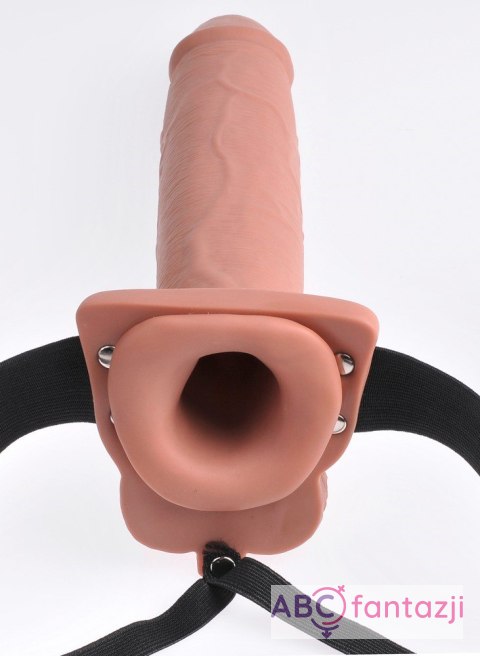Uprząż strap-on z pustą protezą penisa i wibracjami 27,9 cm Fetish Fantasy Series Uprząż strap-on z pustą protezą penisa i wibracjami 27,9 cm Fetish Fantasy Series