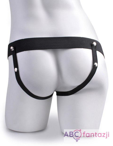 Uprząż strap-on z pustą protezą penisa i wibracjami 27,9 cm Fetish Fantasy Series Uprząż strap-on z pustą protezą penisa i wibracjami 27,9 cm Fetish Fantasy Series