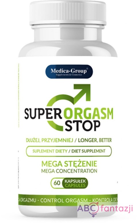Kapsułki na opóźnienie wytrysku Super Orgasm Stop 60szt. Medica-Group