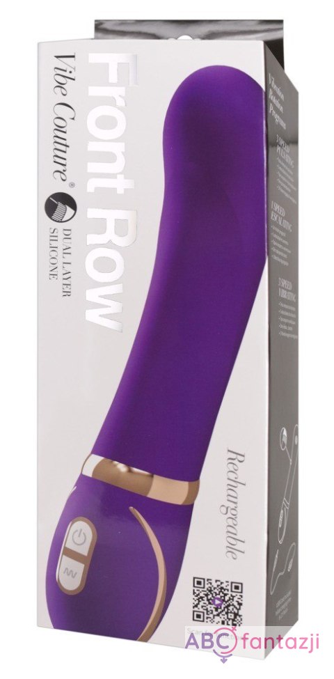 Wibrator Front Row fioletowy 22cm Vibe Couture Wibrator Front Row fioletowy 22cm Vibe Couture