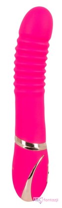 Wibrator 7 trybów wibracji 22 cm Pleats różowy Vibe Couture