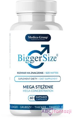 Kapsułki na powiększenie penisa Bigger Size 60szt. Medica-Group