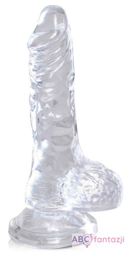 Dildo z przyssawką 10,2 cm King Cock Clear King Cock Clear
