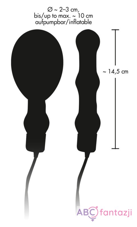 Korek analny lateksowy pompowany 14,5 cm Bad Kitty Bad Kitty Korek analny lateksowy pompowany 14,5 cm Bad Kitty Bad Kitty