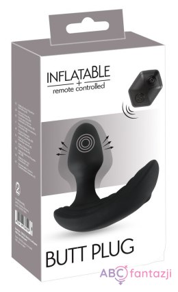Korek analny pompowany Inflatable Remote Controlled