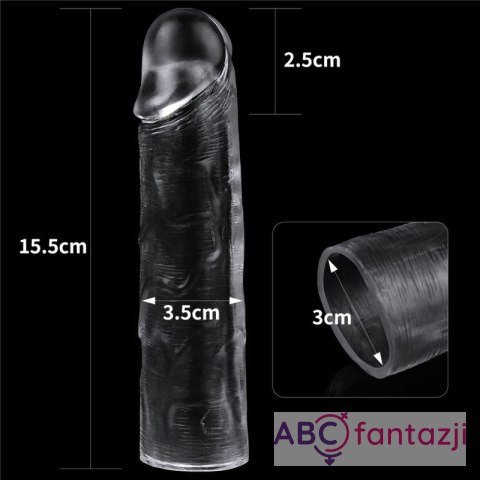 Nakładka na penisa Flawless 15,5 cm Lovetoy Lovetoy Nakładka na penisa Flawless 15,5 cm Lovetoy Lovetoy