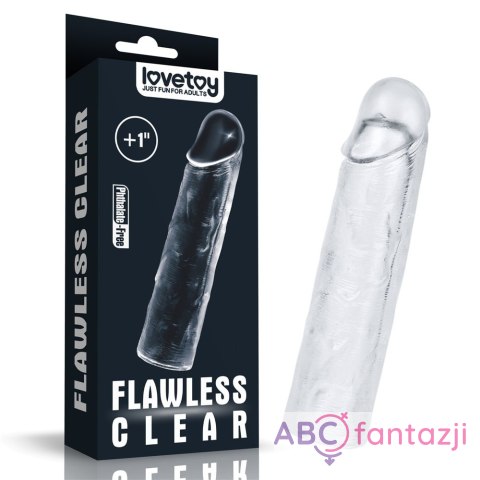 Nakładka na penisa Flawless 15,5 cm Lovetoy Lovetoy Nakładka na penisa Flawless 15,5 cm Lovetoy Lovetoy