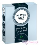 Prezerwatywy 47mm 3 szt. Mister Size Mister Size