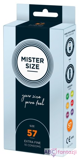 Prezerwatywy 57mm 10 szt. Mister Size Mister Size