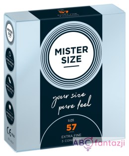 Prezerwatywy 57mm 3 szt. Mister Size Mister Size