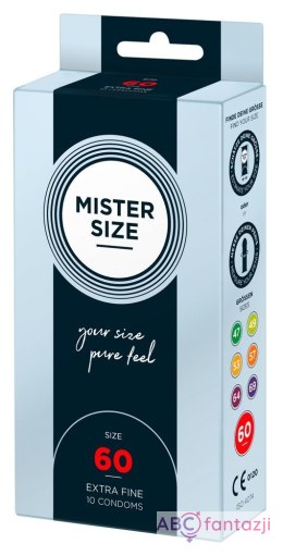 Prezerwatywy 60mm 10 szt. Mister Size Mister Size