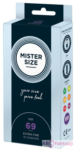 Prezerwatywy 69mm 10 szt. Mister Size Mister Size