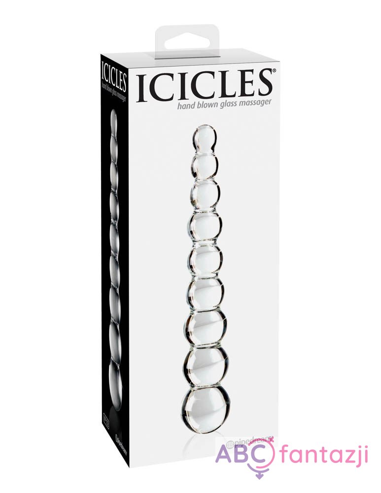 Icicles No. 2 hand blown glass massager