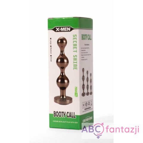 Korek analny Secret Shine Booty Call 10,5 cm X-MEN X-MEN Korek analny Secret Shine Booty Call 10,5 cm X-MEN X-MEN