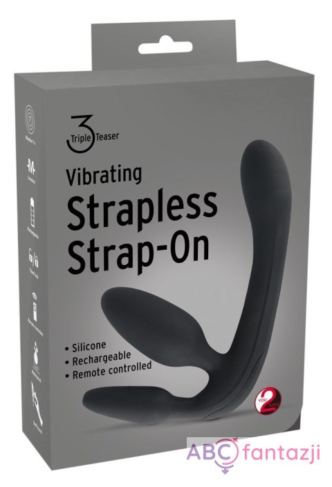 Strap-on 3 z wibracjami czarny Strap-on 3 z wibracjami czarny