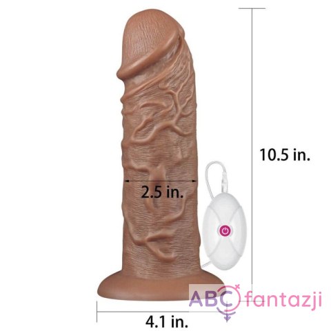 Dildo Chubby z przyssawką 27cm Lovetoy z wibracjami Dildo Chubby z przyssawką 27cm Lovetoy z wibracjami