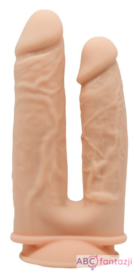 Dildo podwójne z przyssawką 19,5cm Silexd Silexd Dildo podwójne z przyssawką 19,5cm Silexd Silexd