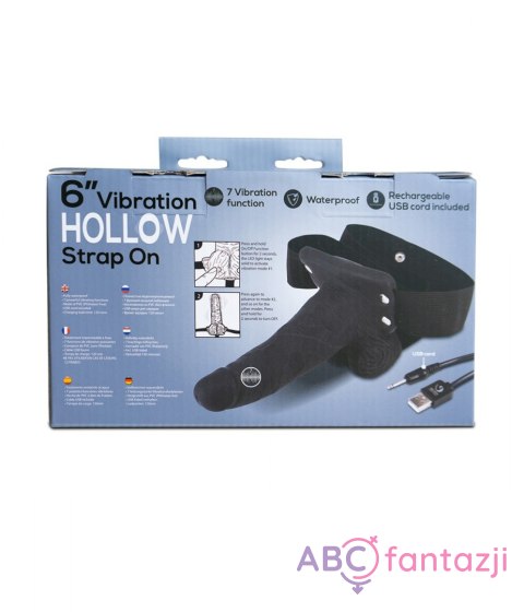 Strap on z wibracjami 16,5cm Strap on z wibracjami 16,5cm