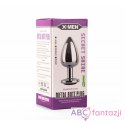 Korek analny Secret Shine Black Jewell 8,2cm X-MEN X-MEN