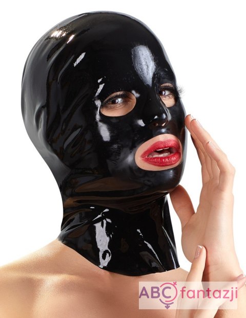 Lateksowa maska z 3 otworami L/XL LateX