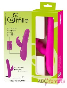 Wibrator z funkcją pchnięcia 24,8cm Sweet Smile Sweet Smile