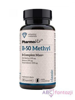 B-50 Methyl B-complex Max+60 kapsułek PharmoVit PharmoVit