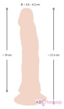 Dildo z przyssawką 21,5cm Nature Skin Nature Skin