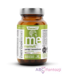 Herballine Memvit™ pamięć i koncentracja 60 kapsułek PharmoVit