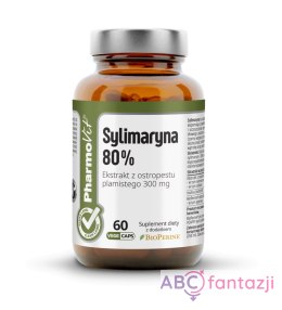 Sylimaryna 80% Ekstrakt z ostropestu plamistego 300 mg - 60 kapsułek Vcaps® PharmoVit PharmoVit