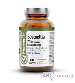 Boswellia 70% kwasu bosweliowego Ekstrakt z kadzidłowca indyjskiego 350 mg- 60 kapsułek Vcaps® PharmoVit PharmoVit