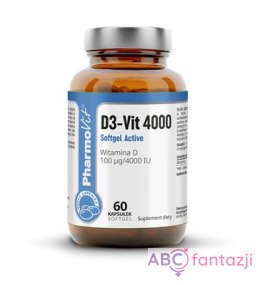 Witamina D3-Vit 4000 Softgel Active 60 kapsułek Pharmovit PharmoVit