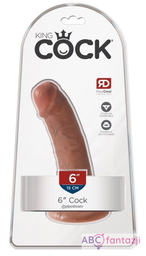 Dildo z przyssawką 15 cm King Cock King Cock