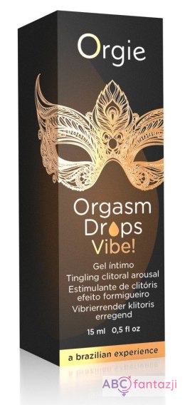 Kropelki Orgasm Drops Vibe! 15ml Orgie Orgie