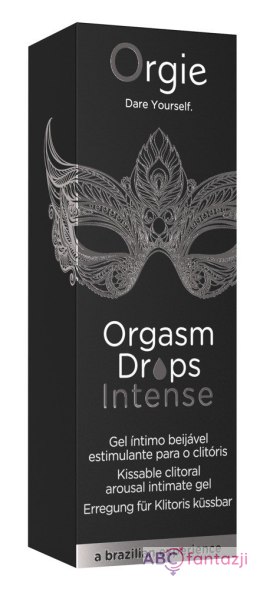 Kropelki orgazmowe Orgasm Drops Intense 30ml Orgie Orgie