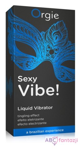 Lubrykant Sexy Vibe! Liquid Vibrator 15 ml Orgie Orgie