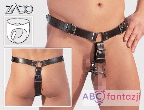 Męskie Stringi Harness z dildo L/XL Męskie Stringi Harness z dildo L/XL